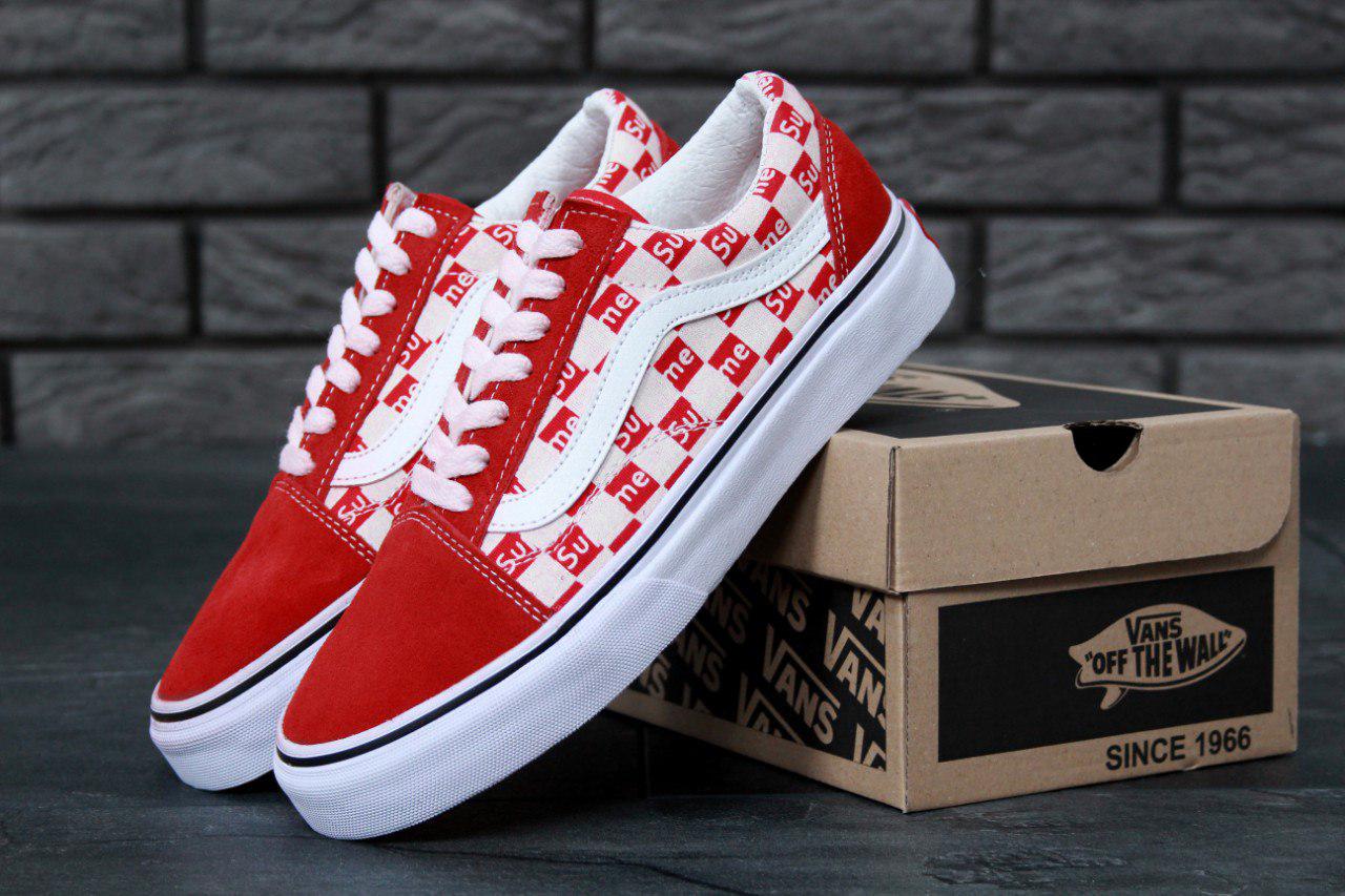 Кеды Vans Old Skool Supreme Red (Ванс Олд Скул Суприм красного цвета) мужские и женские размеры 39, Красный
Кеды Vans Old Skool Supreme Red (Ванс Олд Скул Суприм красного цвета) мужские и женские размеры 39, Красный