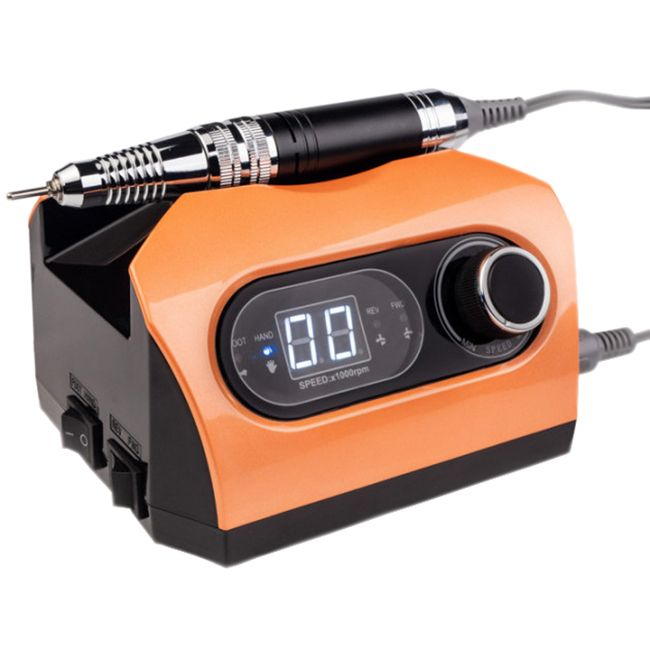Фрезер с дисплеем для маникюра и педикюра Bucos Nail Drill ZS-717 PRO Оранжевый, Белый
Фрезер с дисплеем для маникюра и педикюра Bucos Nail Drill ZS-717 PRO Оранжевый, Белый