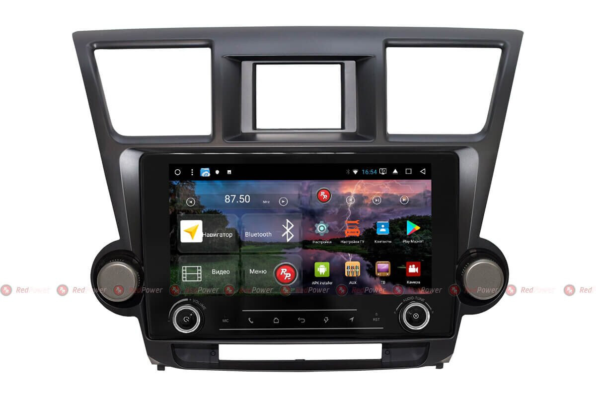 Штатная магнитола для Toyota Highlander (2007-2013) на Android 8 RedPower 51035 R K IPS DSP
Штатная магнитола для Toyota Highlander (2007-2013) на Android 8 RedPower 51035 R K IPS DSP