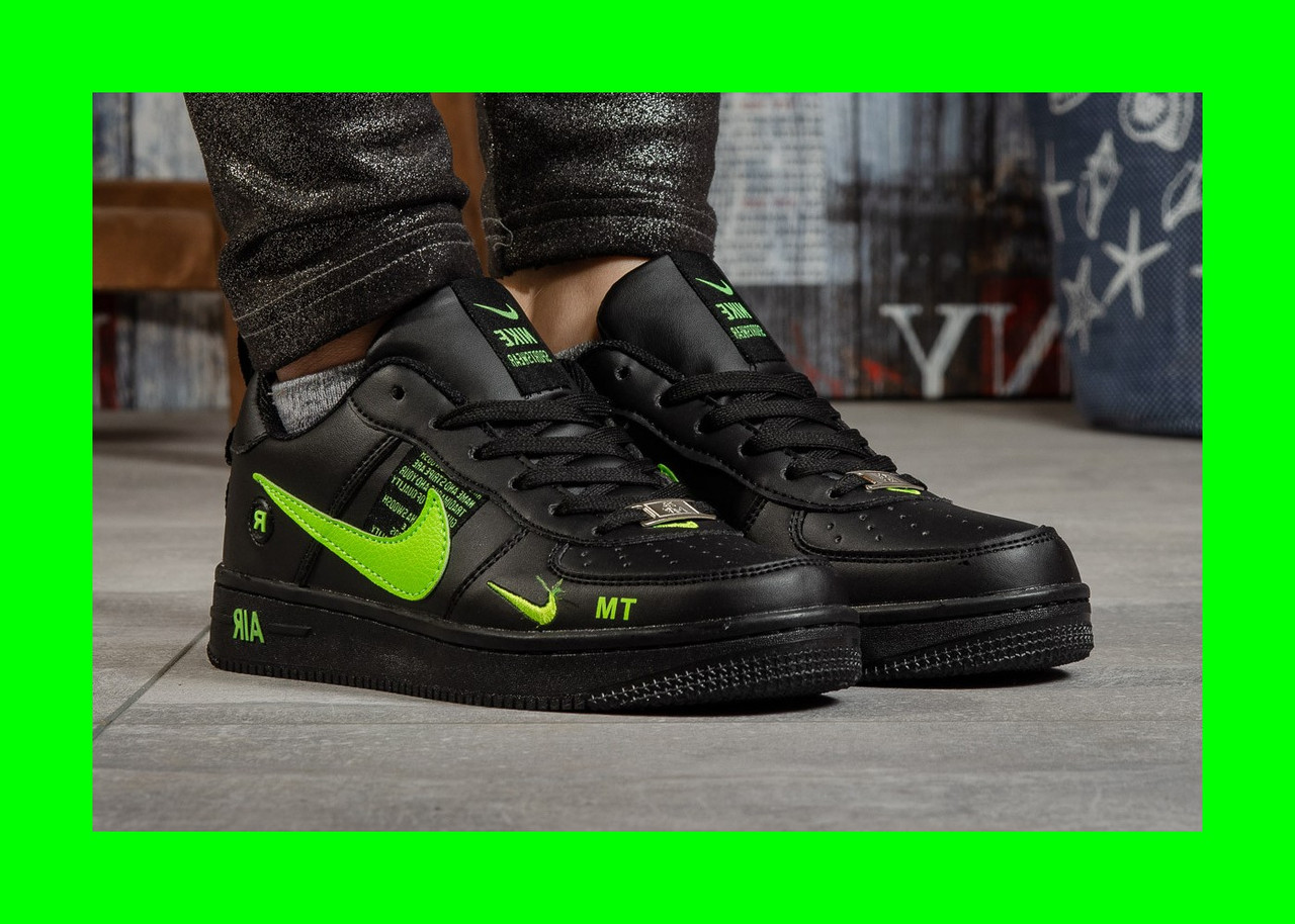 Женские кроссовки в стиле Nike Найк Air, натуральная кожа, черные с зеленым 36 (22,5 см), Черный
Женские кроссовки в стиле Nike Найк Air, натуральная кожа, черные с зеленым 36 (22,5 см), Черный