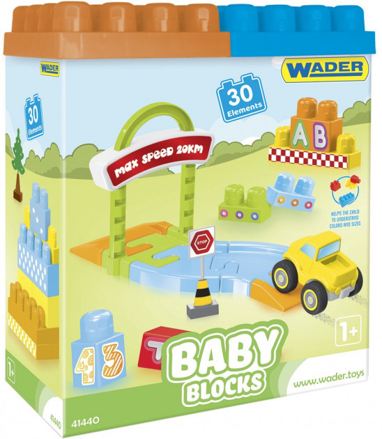 Конструктор "Baby Blocks" Мои первые кубики, 30 дет., в кор. 25*20*10см, ТМ Wader (8шт)
Конструктор "Baby Blocks" Мои первые кубики, 30 дет., в кор. 25*20*10см, ТМ Wader (8шт)