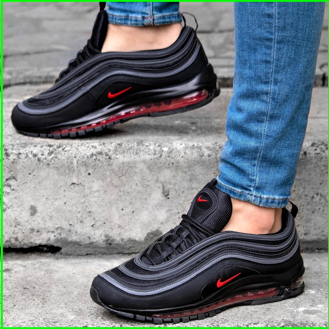 Мужские Кроссовки N!ke Air Max 97 Чёрные Найк Рефлектив (размеры: 41,44,45) Видео Обзор
Мужские Кроссовки N!ke Air Max 97 Чёрные Найк Рефлектив (размеры: 41,44,45) Видео Обзор