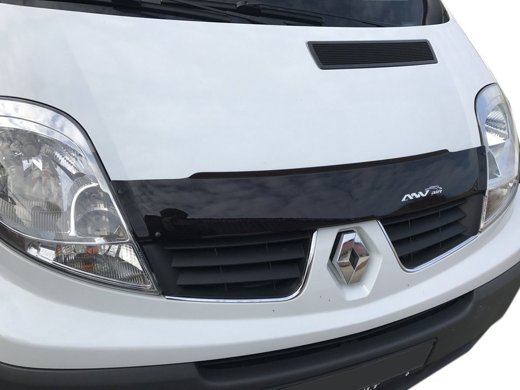 Дефлектор капота короткая (ANV) Renault Trafic 2001-2015 гг. / Дефлектор на капот (Мухобойка) Рено Трафик
Дефлектор капота короткая (ANV) Renault Trafic 2001-2015 гг. / Дефлектор на капот (Мухобойка) Рено Трафик