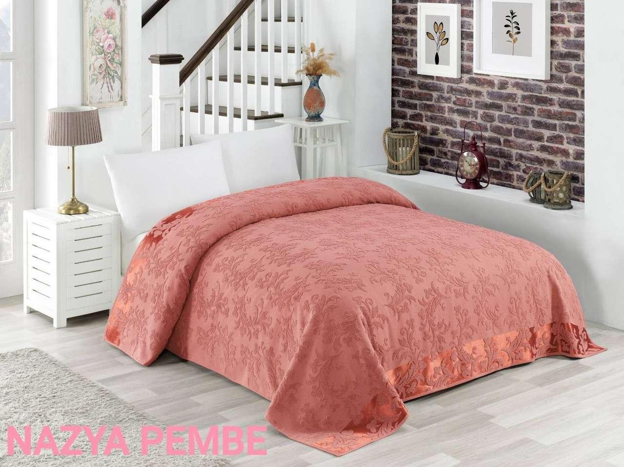 Махровая хлопковая жаккардовая простынь Zeron 150х220 Nazya Pembe Коралловый SKL53-276627
Махровая хлопковая жаккардовая простынь Zeron 150х220 Nazya Pembe Коралловый SKL53-276627