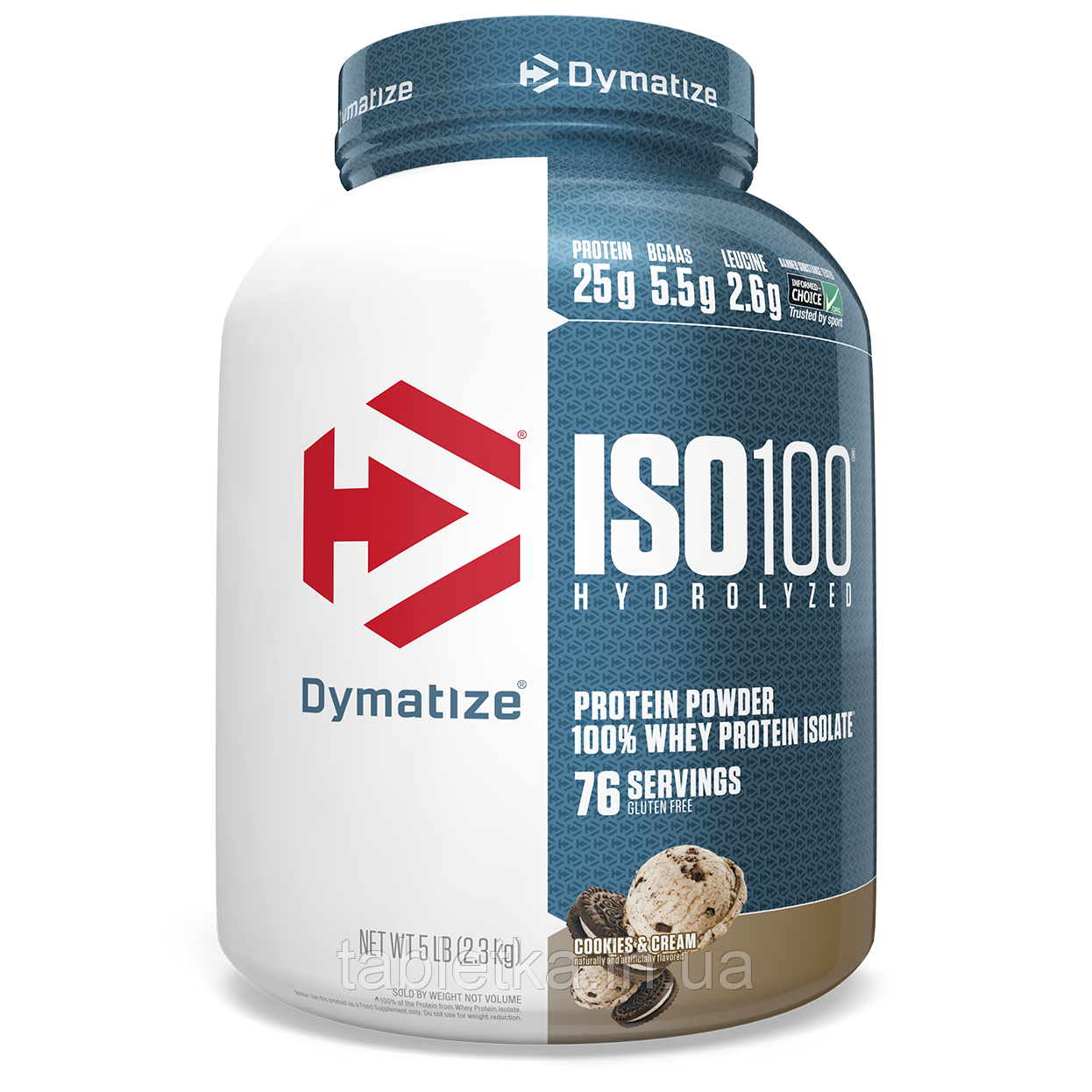 Dymatize Nutrition, ISO100 гидролизованный, 100% изолят сывороточного белка, печенье со сливками, 5 фунтов
Dymatize Nutrition, ISO100 гидролизованный, 100% изолят сывороточного белка, печенье со сливками, 5 фунтов
