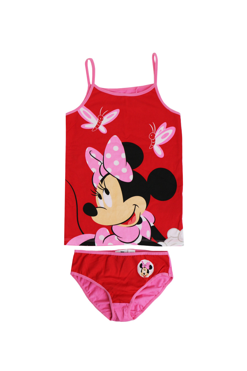 Спальный комплект для девочки - майка и трусы с принтом Minnie Mouse Disney 134/140 розовый-разноцветный
Спальный комплект для девочки - майка и трусы с принтом Minnie Mouse Disney 134/140 розовый-разноцветный