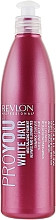 Шампунь для седых и блондированных волос Revlon Professional ProYou White Hair Shampoo 350мл
Шампунь для седых и блондированных волос Revlon Professional ProYou White Hair Shampoo 350мл