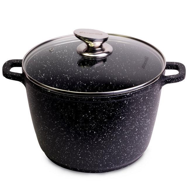 Кастрюля из литого алюминия с антипригарным покрытием 6.2 л Kamille KM-4407, Черный
Кастрюля из литого алюминия с антипригарным покрытием 6.2 л Kamille KM-4407, Черный