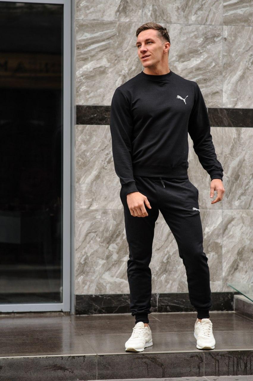 Puma (Пума) мужской спортивный костюм черный осень весна.Puma кофта черная + штаны Puma черные комплект 50
Puma (Пума) мужской спортивный костюм черный осень весна.Puma кофта черная + штаны Puma черные комплект 50