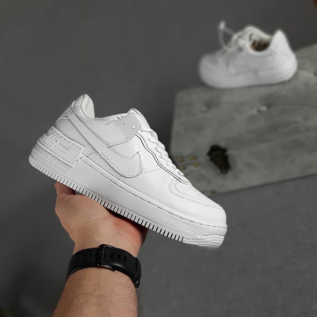 Женские кроссовки Nike Air Force 1 Shadow (белые) D85 повседневные однотонные кроссы для девушек, Белый
Женские кроссовки Nike Air Force 1 Shadow (белые) D85 повседневные однотонные кроссы для девушек, Белый