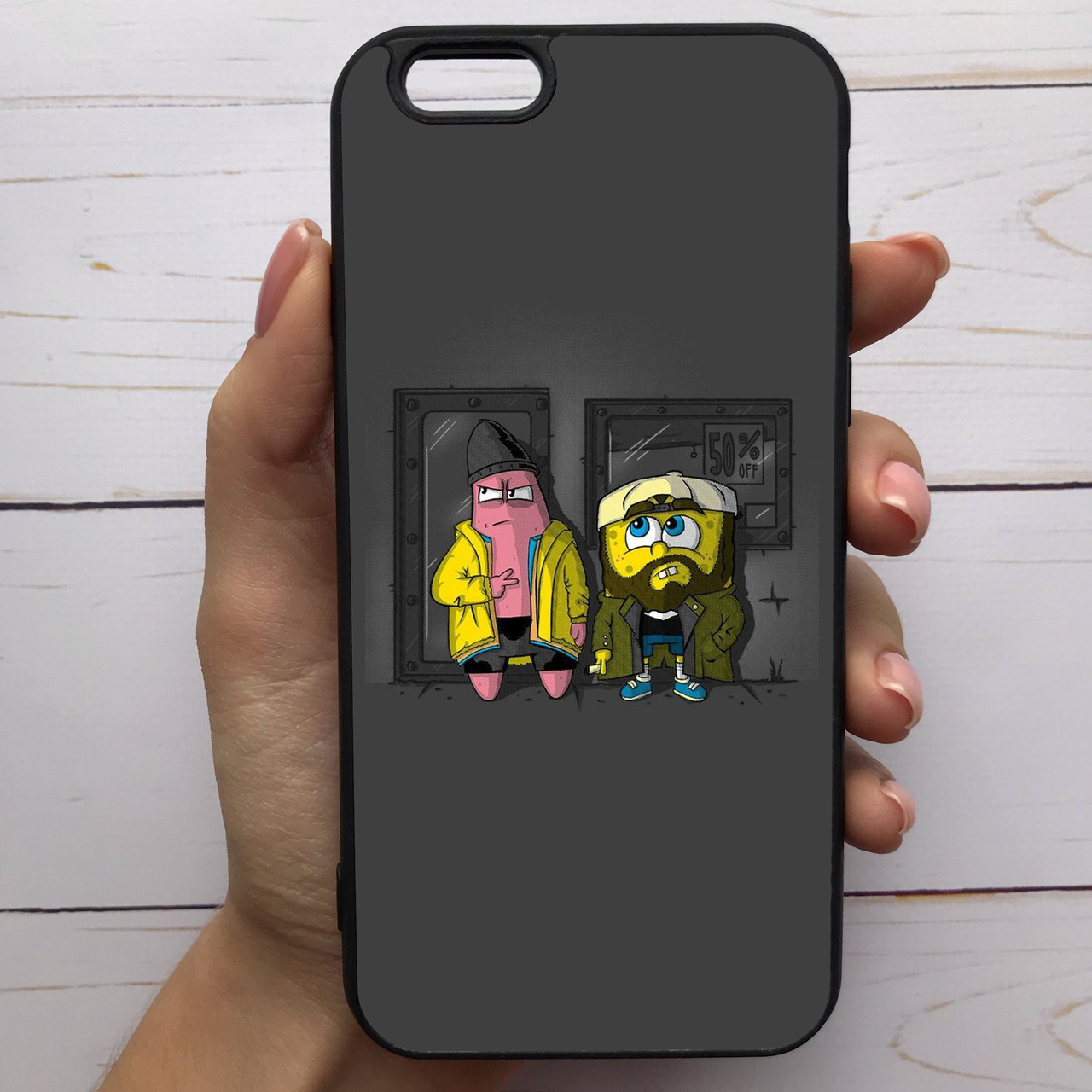 Чехол Mood для iPhone 7/8 с рисунком Спанч Боб и Патрик бандиты SKL68-285759, Разные цвета
Чехол Mood для iPhone 7/8 с рисунком Спанч Боб и Патрик бандиты SKL68-285759, Разные цвета