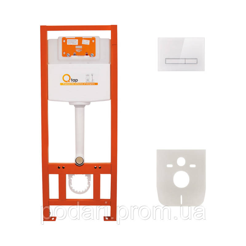 Инсталляция для унитаза Q-tap Nest M425 ST комплект 4 в 1 с панелью смыва PL M08GLWHI
Инсталляция для унитаза Q-tap Nest M425 ST комплект 4 в 1 с панелью смыва PL M08GLWHI