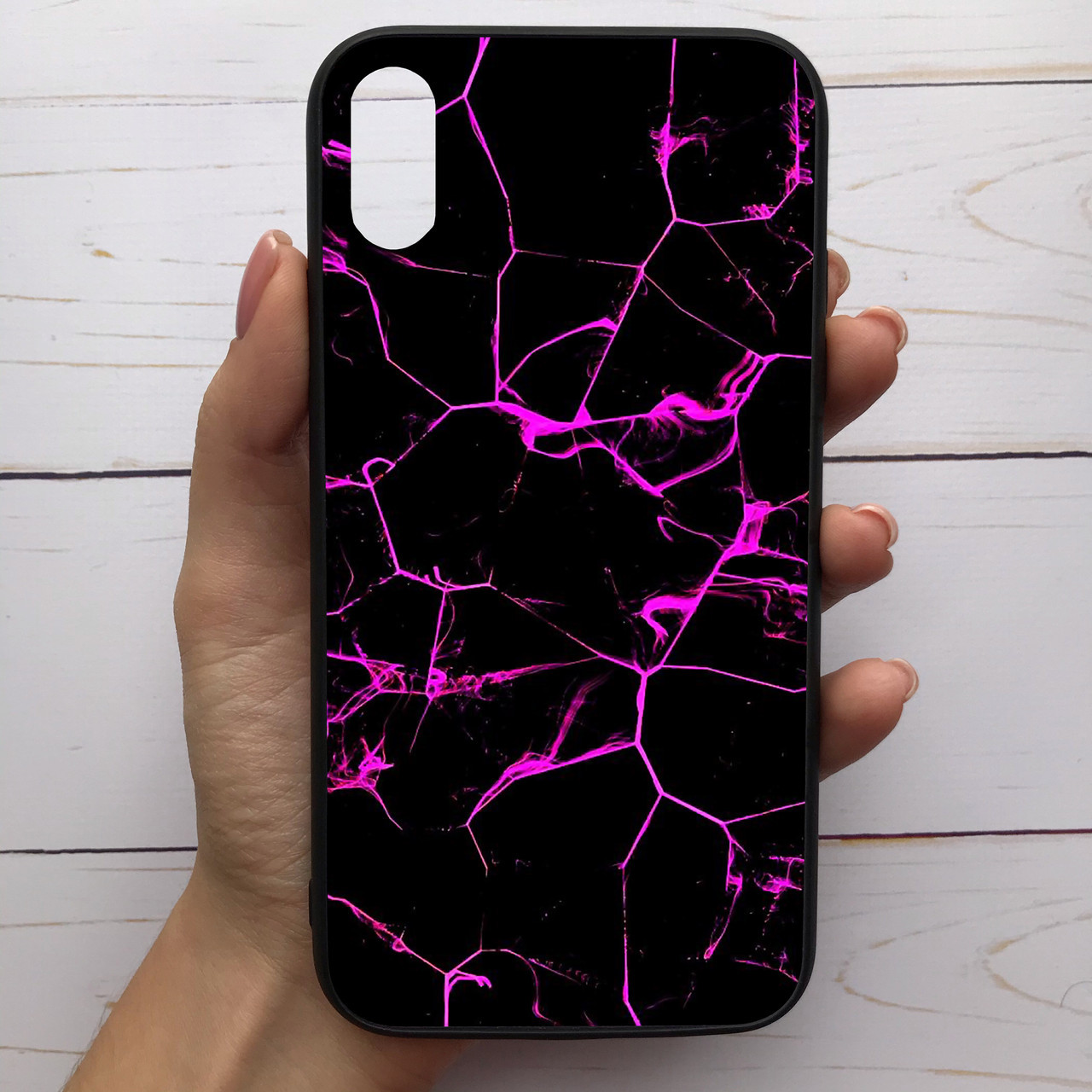 Чехол Mood для iPhone X/Xs с рисунком Мрамор розовый на черном SKL68-285906, Разные цвета
Чехол Mood для iPhone X/Xs с рисунком Мрамор розовый на черном SKL68-285906, Разные цвета