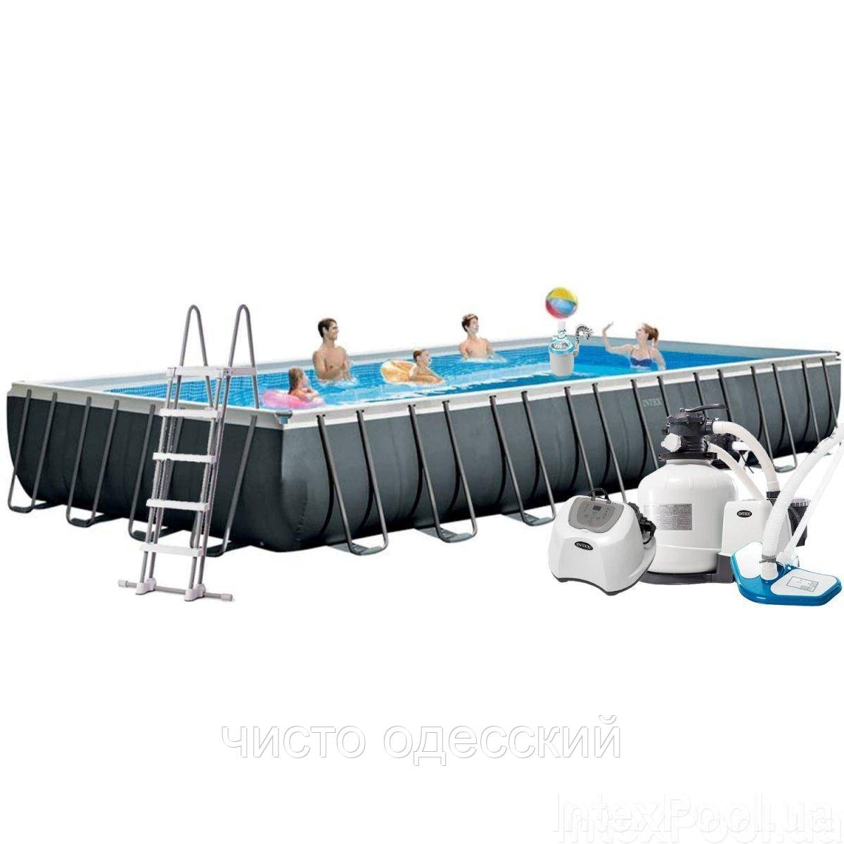 Каркасный бассейн Intex 26378 - 16, 975 х 488 х 132 см (150мл/11г/ч, 12 000 л/ч, лестница, тент, подстилка,
Каркасный бассейн Intex 26378 - 16, 975 х 488 х 132 см (150мл/11г/ч, 12 000 л/ч, лестница, тент, подстилка,