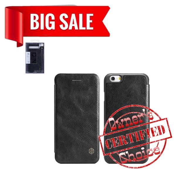Чехол Nillkin Qin leather case для Apple iPhone 6, iPhone 6S, черный, книжка, пластик, PU кожа
Чехол Nillkin Qin leather case для Apple iPhone 6, iPhone 6S, черный, книжка, пластик, PU кожа