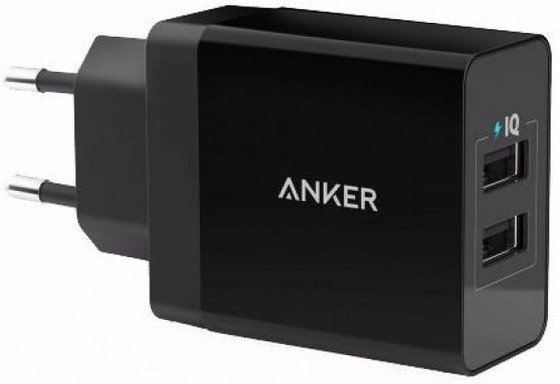 Сетевое зарядное устройство Anker PowerPort2 24W/4.8A + Micro USB Cable V3 Black (6358050)
Сетевое зарядное устройство Anker PowerPort2 24W/4.8A + Micro USB Cable V3 Black (6358050)