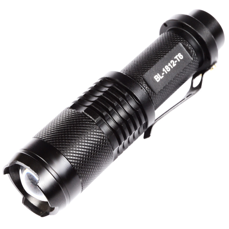 Фонарь фокусируемый Bailong BL-1812 (Cree XM-L T6, 500 люмен, 5 режимов, 1х18650), комплект
Фонарь фокусируемый Bailong BL-1812 (Cree XM-L T6, 500 люмен, 5 режимов, 1х18650), комплект