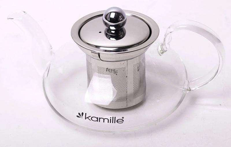 Чайник заварочный Kamille Ilasade 600 мл стеклянный со съемным стальным ситечком psgKM-1601, КОД: 2370137, Прозрачный
Чайник заварочный Kamille Ilasade 600 мл стеклянный со съемным стальным ситечком psgKM-1601, КОД: 2370137, Прозрачный
