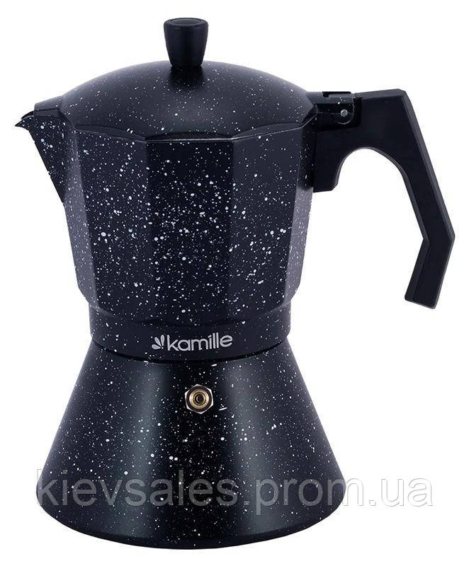 Кофеварка гейзерная Kamille Andel Black 450мл на 9 чашек psgKM-2513MR, КОД: 2370960
Кофеварка гейзерная Kamille Andel Black 450мл на 9 чашек psgKM-2513MR, КОД: 2370960