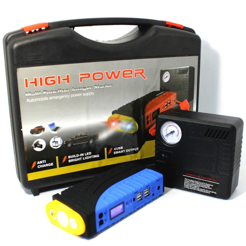 Пускозарядное устройство JUMPSTARTER TM19F (68800 mAh) + компрессор (300/600A) (10)
Пускозарядное устройство JUMPSTARTER TM19F (68800 mAh) + компрессор (300/600A) (10)