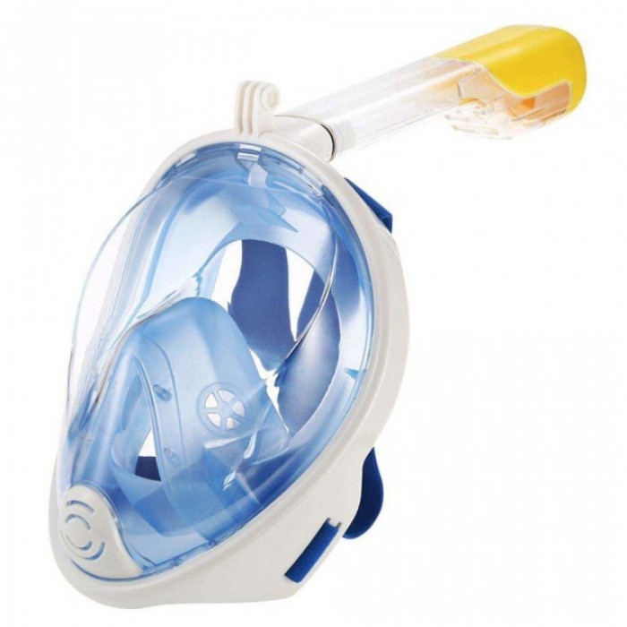 Полнолицевая маска для плавания снорклинга FREE BREATH (S/M) M2068G с креплением для камеры Синий
Полнолицевая маска для плавания снорклинга FREE BREATH (S/M) M2068G с креплением для камеры Синий