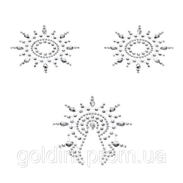 Пэстис из кристаллов Petits Joujoux Gloria set of 3 - Silver, украшение на грудь и вульву
Пэстис из кристаллов Petits Joujoux Gloria set of 3 - Silver, украшение на грудь и вульву