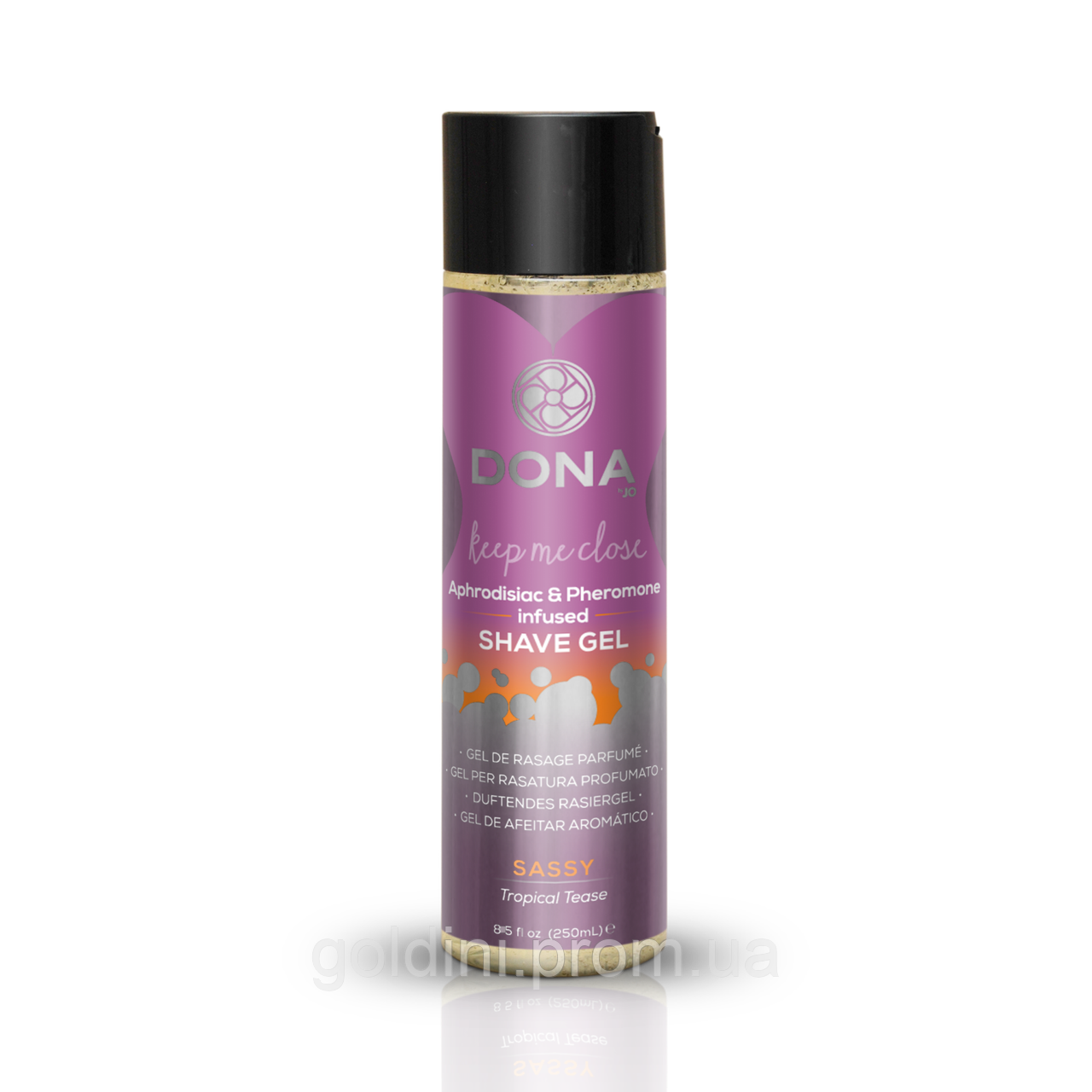 Гель для бритья DONA Intimate Shave Gel: Sassy Tropical Tease (250 мл) с феромонами и афродизиаками
Гель для бритья DONA Intimate Shave Gel: Sassy Tropical Tease (250 мл) с феромонами и афродизиаками
