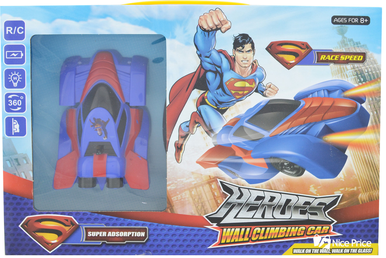 Радиоуправляемая игрушка (Антигравитационная машинка) Heroes Wall Climber 3299 Super Man
Радиоуправляемая игрушка (Антигравитационная машинка) Heroes Wall Climber 3299 Super Man