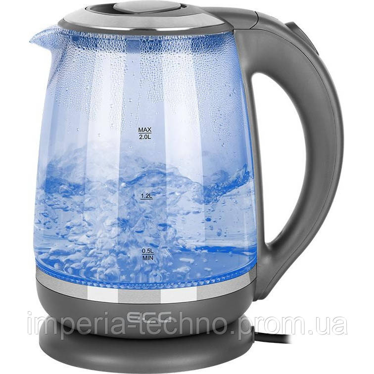 ✅ Електрочайник ECG RK 2020 Grey Glass 2 л | Электрический стеклянный чайник с подсветкой 2000 Вт
✅ Електрочайник ECG RK 2020 Grey Glass 2 л | Электрический стеклянный чайник с подсветкой 2000 Вт