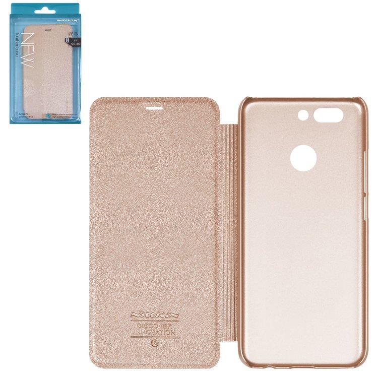 Чехол Nillkin Sparkle laser case для Huawei Nova 2 Plus (2017), золотистый, книжка, пластик, PU кожа
Чехол Nillkin Sparkle laser case для Huawei Nova 2 Plus (2017), золотистый, книжка, пластик, PU кожа