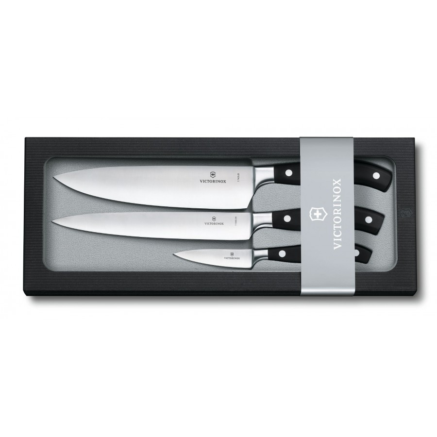Набор кухонных кованых ножей Victorinox Forged Сhef's Grand Maitre 3 шт Черные (7.7243.3)
Набор кухонных кованых ножей Victorinox Forged Сhef's Grand Maitre 3 шт Черные (7.7243.3)