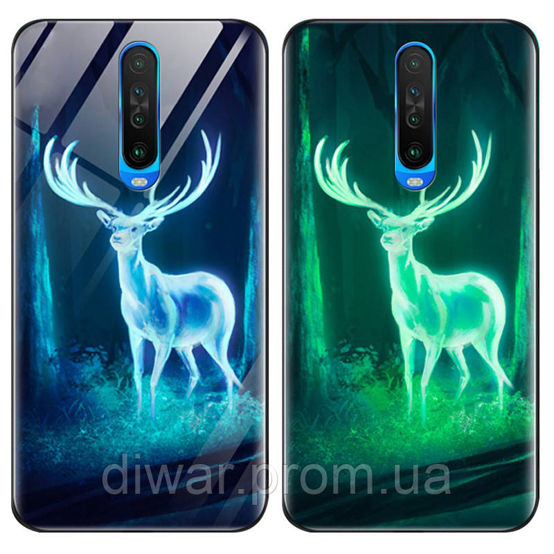 TPU+Glass чехол светящийся в темноте для Xiaomi Redmi K30 / Poco X2 Олень / Бирюзовый
TPU+Glass чехол светящийся в темноте для Xiaomi Redmi K30 / Poco X2 Олень / Бирюзовый