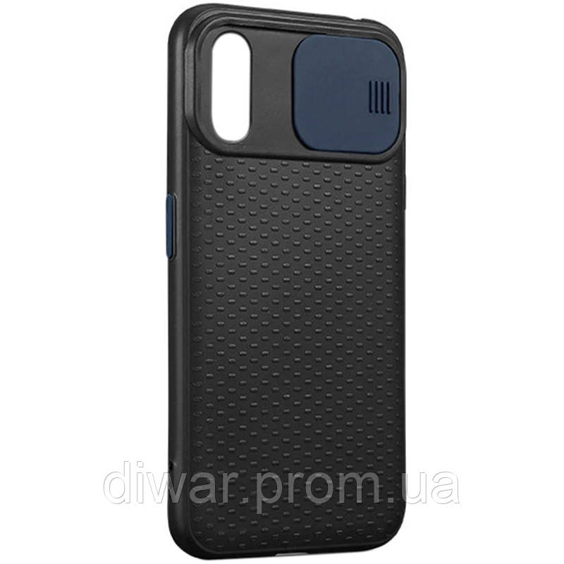 Чехол Camshield Black TPU со шторкой защищающей камеру для Apple iPhone X / XS (5.8, Черный / синий
Чехол Camshield Black TPU со шторкой защищающей камеру для Apple iPhone X / XS (5.8, Черный / синий