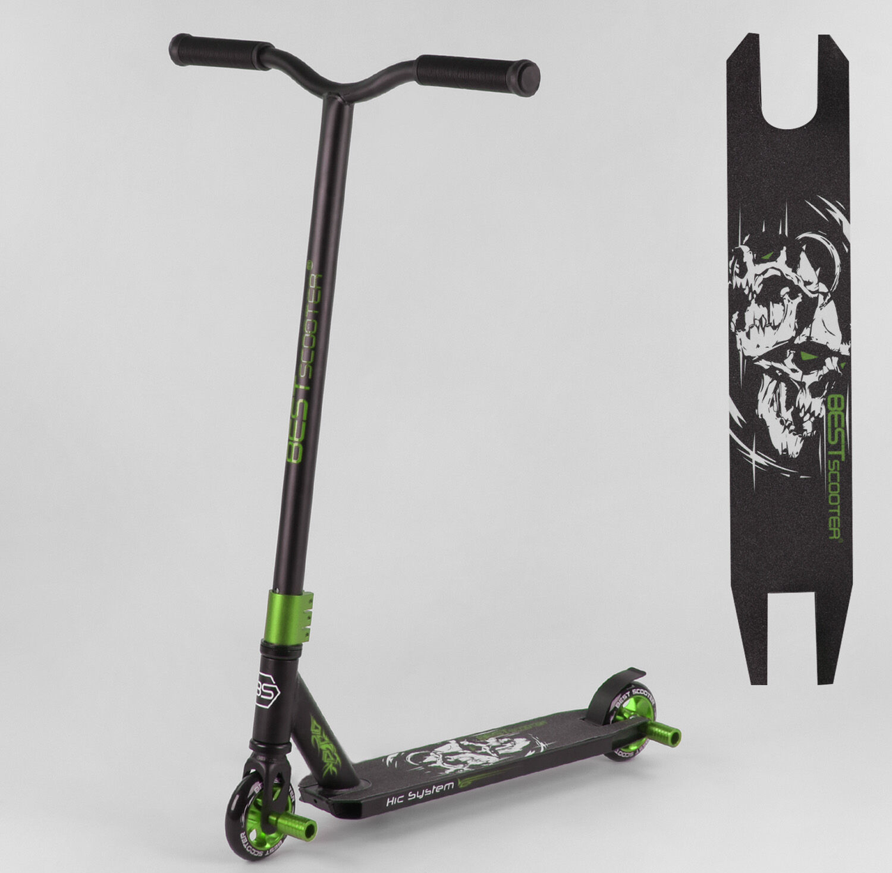 Самокат трюковий 86380 Best Scooter HIC-система, Пегі, алюмінієвий диск і дека, колеса PU, d = 10см, в коробці
Самокат трюковий 86380 Best Scooter HIC-система, Пегі, алюмінієвий диск і дека, колеса PU, d = 10см, в коробці