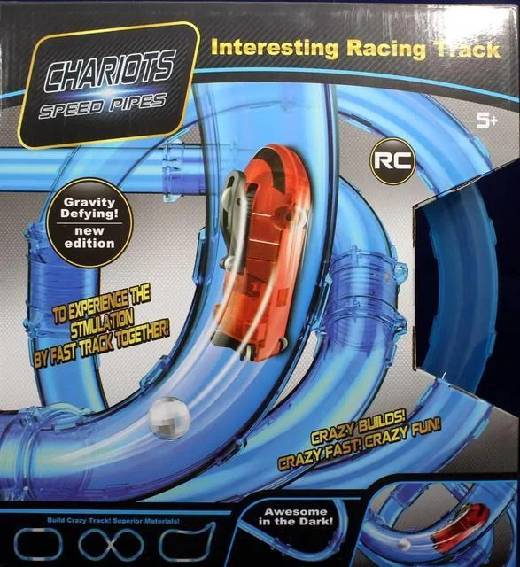 Светящиеся трубопроводные гонки CHARIOTS SPEED PIPES Трубопроводный автотрек Гоночный трек 27 деталей
Светящиеся трубопроводные гонки CHARIOTS SPEED PIPES Трубопроводный автотрек Гоночный трек 27 деталей