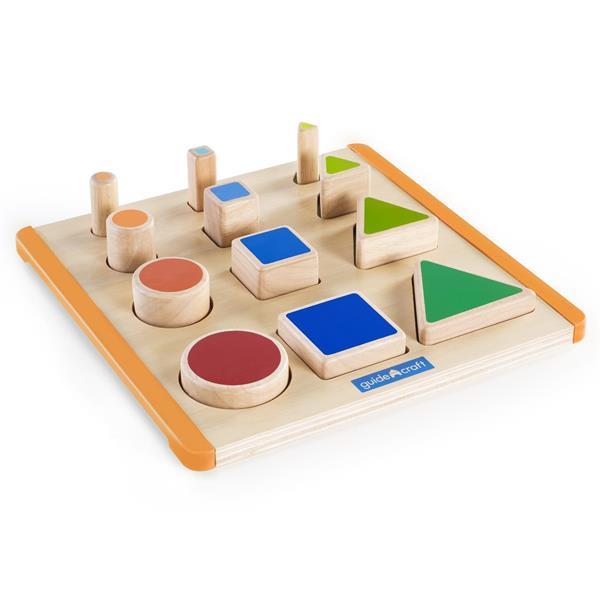 Деревянный сортер Guidecraft Manipulatives Фигуры и размеры (G6737), Разноцветный
Деревянный сортер Guidecraft Manipulatives Фигуры и размеры (G6737), Разноцветный
