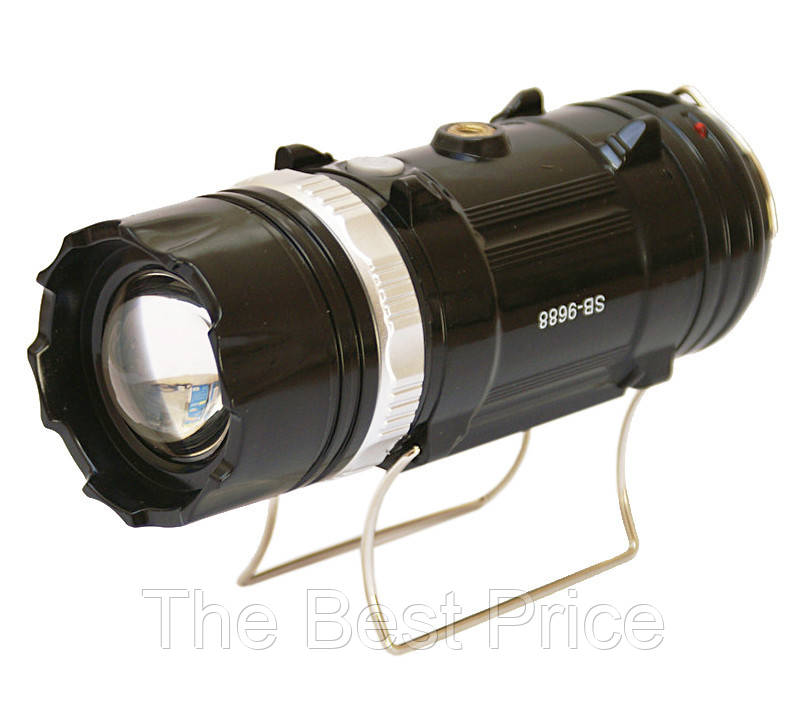 Кемпинговая LED лампа SB 9688 c фонариком и солнечной панелью Black (3626), См.фотографии
Кемпинговая LED лампа SB 9688 c фонариком и солнечной панелью Black (3626), См.фотографии