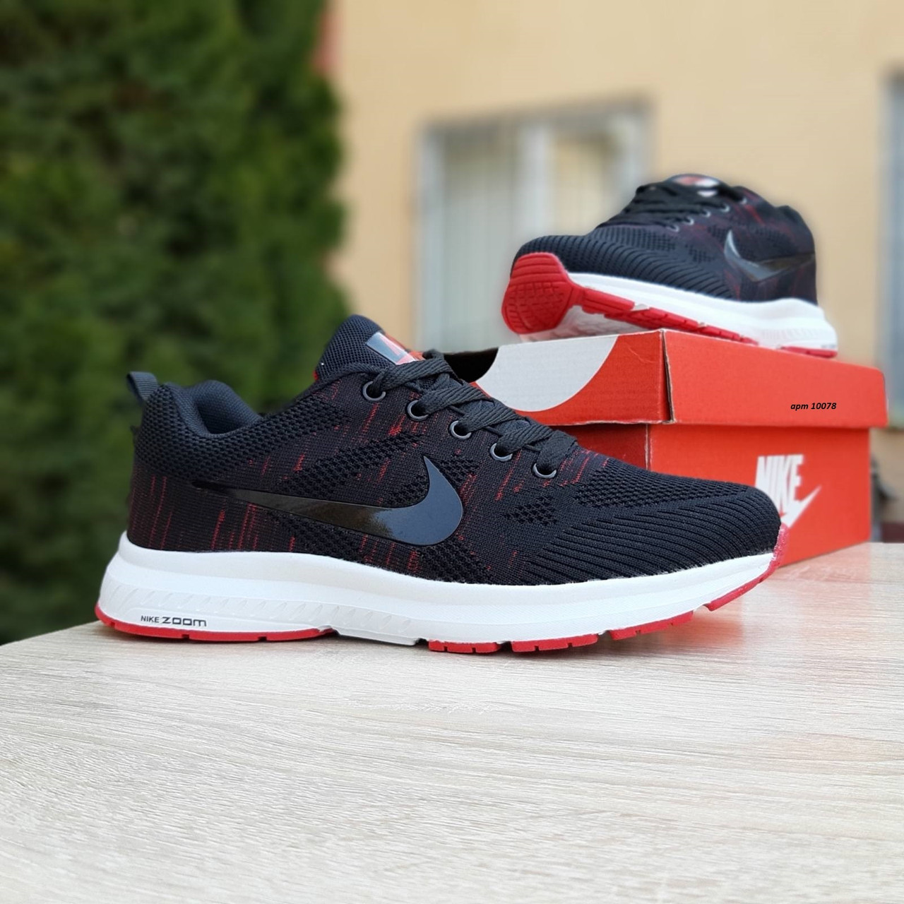 Мужские кроссовки Nike Найк Zoom, текстиль, пена, черные с красным. 45, Черный
Мужские кроссовки Nike Найк Zoom, текстиль, пена, черные с красным. 45, Черный