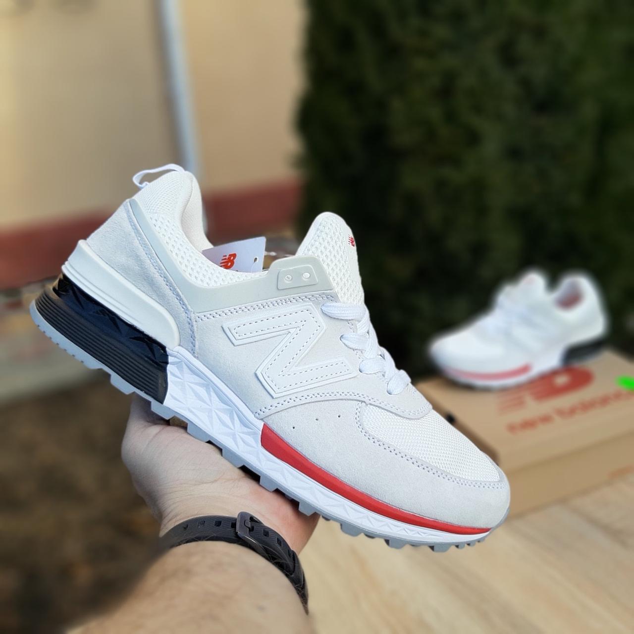Мужские кроссовки New Balance Нью Беланс 574, замша, сетка, пена, белые с красным 41, Белый
Мужские кроссовки New Balance Нью Беланс 574, замша, сетка, пена, белые с красным 41, Белый
