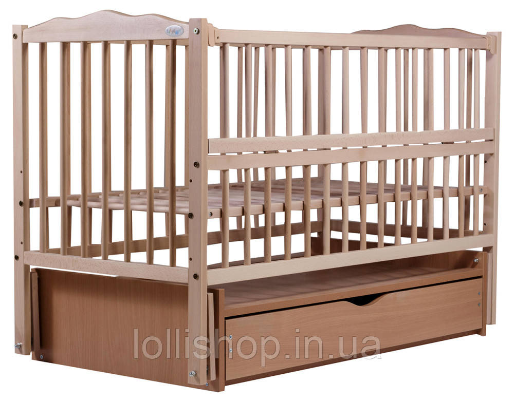 Кровать Babyroom Веселка маятник, ящик, откидной бок DVMYO-3 бук светлый (натуральный)
Кровать Babyroom Веселка маятник, ящик, откидной бок DVMYO-3 бук светлый (натуральный)
