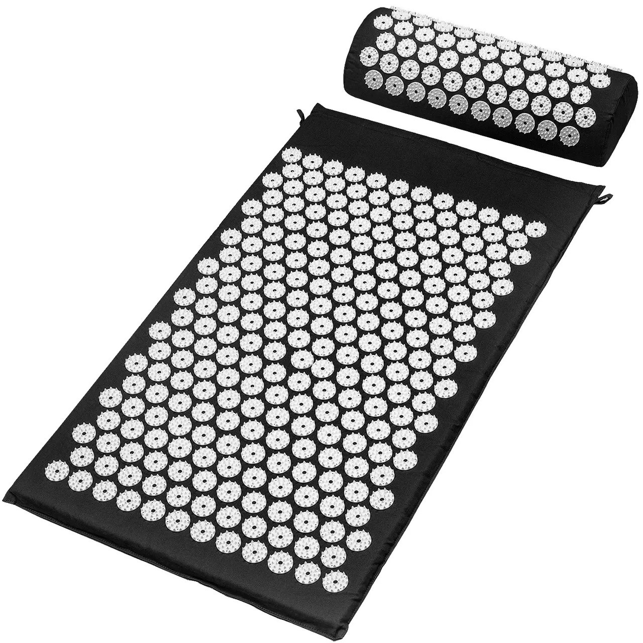 Акупунктурный массажный коврик для спиныс подушкой Acupressure Mat. Цвет:- Чёрный, фиолетовые, зелени, Черный
Акупунктурный массажный коврик для спиныс подушкой Acupressure Mat. Цвет:- Чёрный, фиолетовые, зелени, Черный