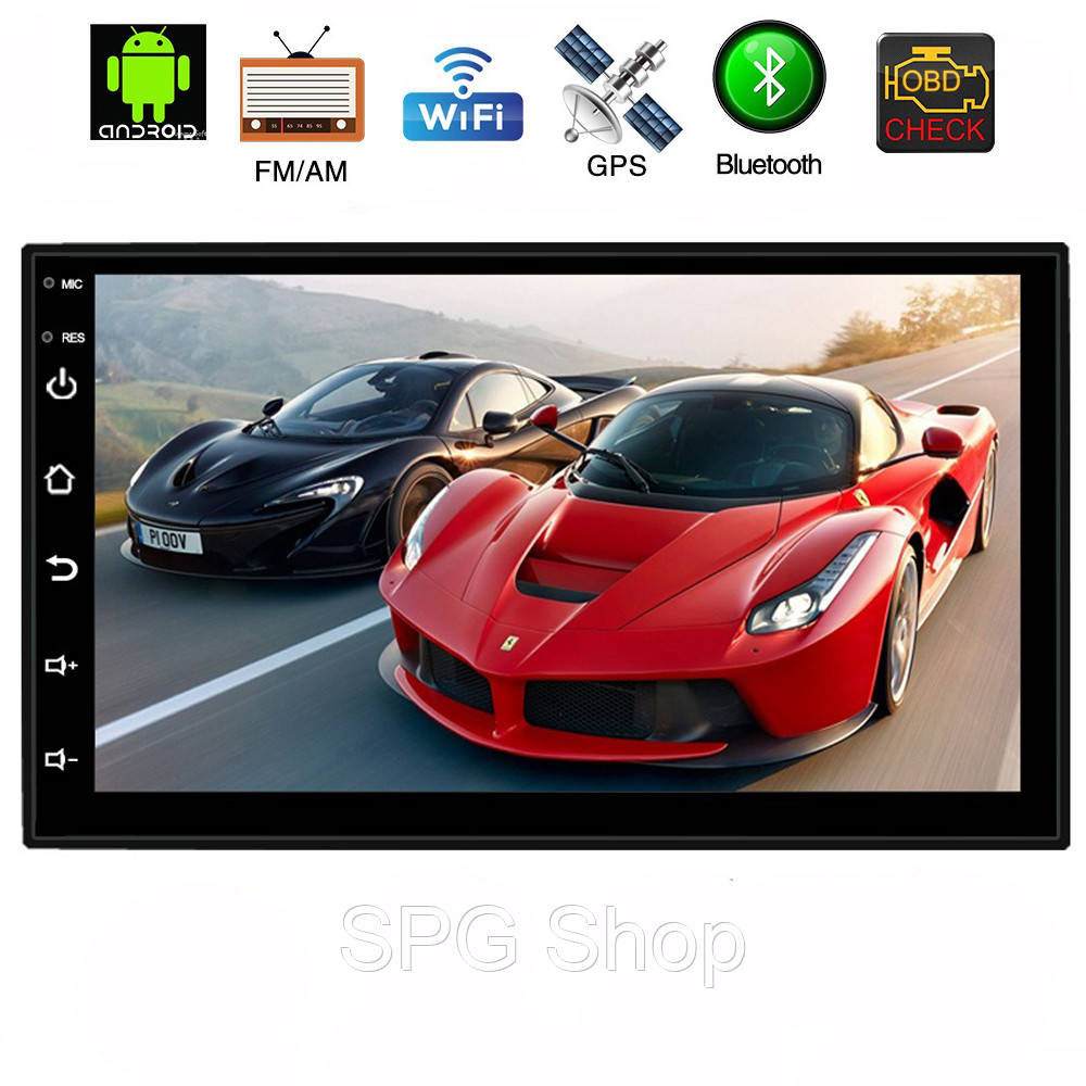 Автомагнитола 2DIN 7" UNIVESAL ANDROID SMALL с GPS модулем WiFi Bluetooth и FM радио MP5 плеер
Автомагнитола 2DIN 7" UNIVESAL ANDROID SMALL с GPS модулем WiFi Bluetooth и FM радио MP5 плеер