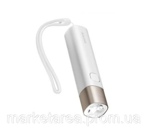 Фонарик Xiaomi Solove X3S (Type-C) Portable Flashlight Power Bank 3000 mAh White, Белый
Фонарик Xiaomi Solove X3S (Type-C) Portable Flashlight Power Bank 3000 mAh White, Белый