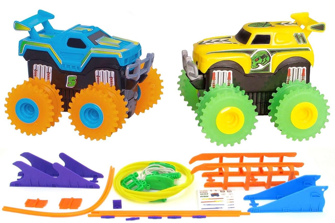 Игрушка trix trux набор 2 машинки с трассой на батарейках синий плюс желтый, Синий и желтый
Игрушка trix trux набор 2 машинки с трассой на батарейках синий плюс желтый, Синий и желтый