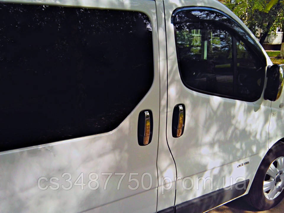 Renault Trafic 2001-2015 гг. Накладки на ручки (4 шт, нерж) OmsaLine - Итальянская нержавейка
Renault Trafic 2001-2015 гг. Накладки на ручки (4 шт, нерж) OmsaLine - Итальянская нержавейка