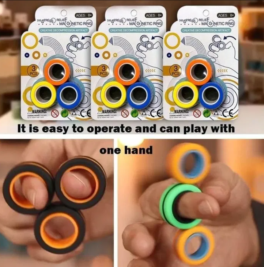 Спиннер Magnetic Rings, магнитные кольца 3 шт, спиннер нового поколения, синнер с вечными магнитами
Спиннер Magnetic Rings, магнитные кольца 3 шт, спиннер нового поколения, синнер с вечными магнитами