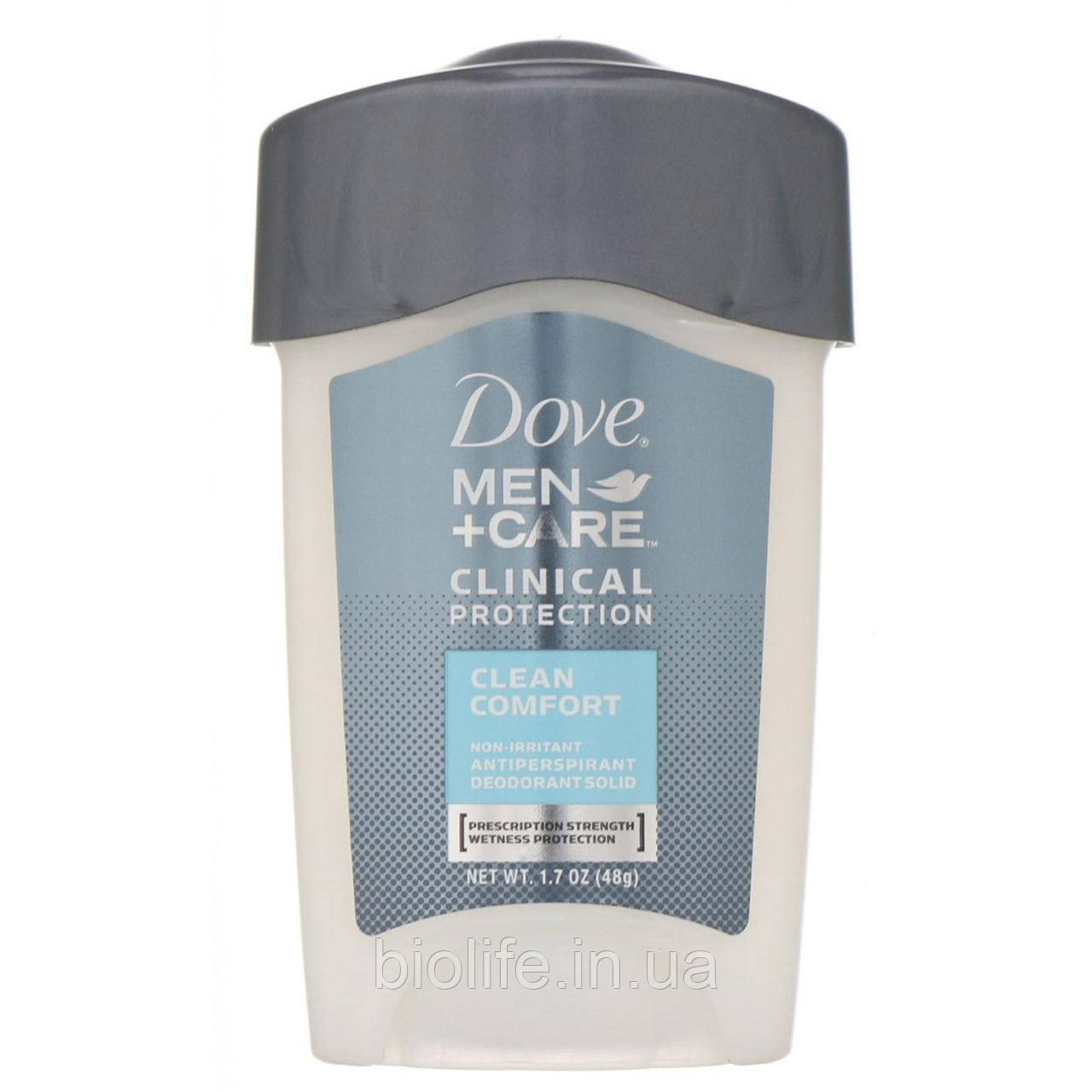 Dove, Men+Care, дезодорант-антиперспирант, клиническая защита, «Чистый комфорт», 48 г (1,7 унции)
Dove, Men+Care, дезодорант-антиперспирант, клиническая защита, «Чистый комфорт», 48 г (1,7 унции)