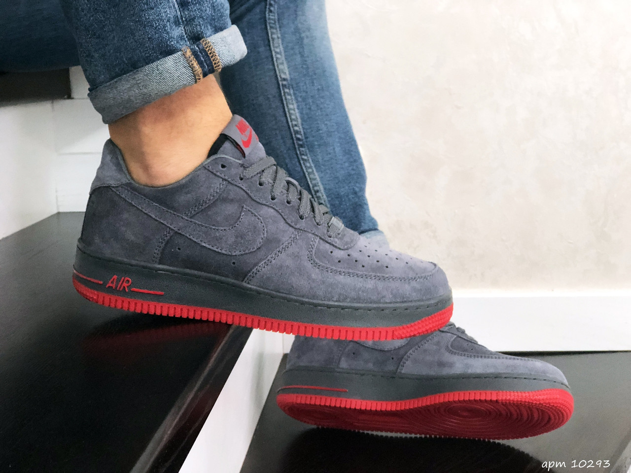 Мужские кроссовки в стиле Nike Найк Air Force Af 1, серые с красным 43 (27,6 см), Серый
Мужские кроссовки в стиле Nike Найк Air Force Af 1, серые с красным 43 (27,6 см), Серый