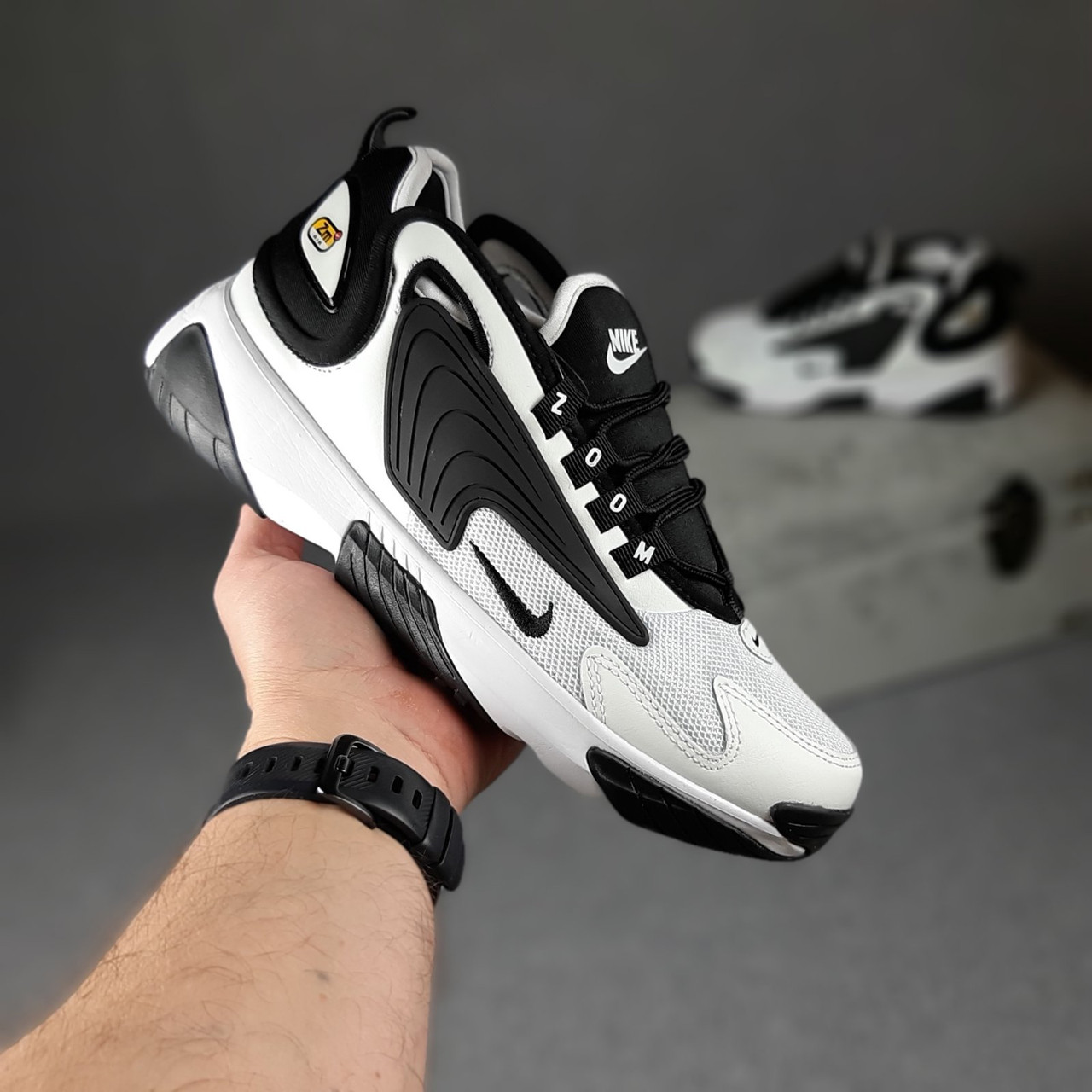 Мужские кроссовки в стиле Nike Найк Zoom 2K, черные с белым 45 (28,5 см), Черно-белый
Мужские кроссовки в стиле Nike Найк Zoom 2K, черные с белым 45 (28,5 см), Черно-белый