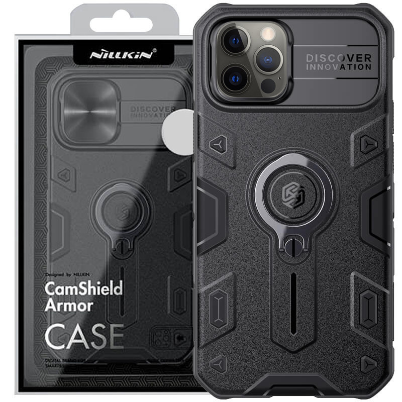 TPU+PC чехол Nillkin CamShield Armor without logo (шторка на камеру) для Apple iPhone 12 Pro / 12, Черный
TPU+PC чехол Nillkin CamShield Armor without logo (шторка на камеру) для Apple iPhone 12 Pro / 12, Черный